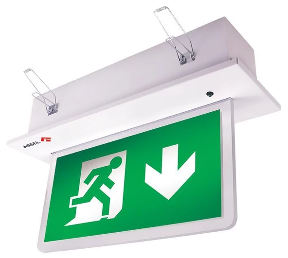 Arsel Dali-Arselite AE-2223-L-DALİ Sıva Altı Acil Çıkış Yönlendirme Armatürü Sürekli ve Kesintide 180 Dak. Yanan 500 Lümen LED - Resim 2