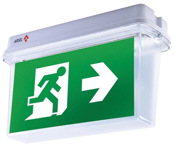 Arsel Betalite AEB-03223-L IP65 Çift Yüzlü Acil Çıkış Yönlendirme Armatürü Sürekli ve Kesintide 180 Dak. Yanan 20xF LED - Resim 2