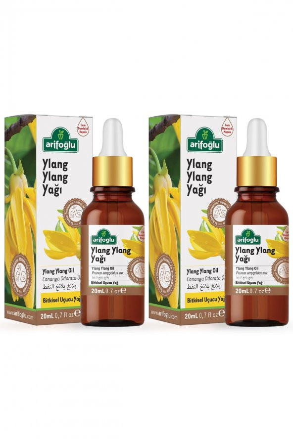 Arifoğlu Ylang Ylang Yağı 20ml 2 Li Set