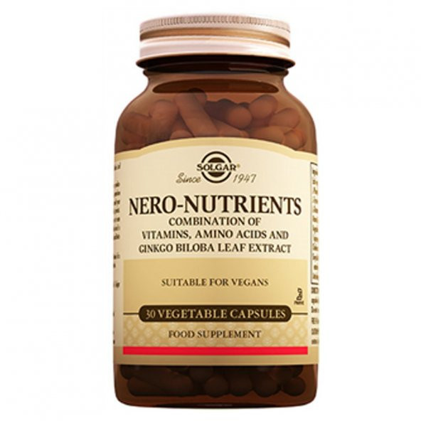 Solgar Nero Nutrients Multivitamin 30 Kapsül