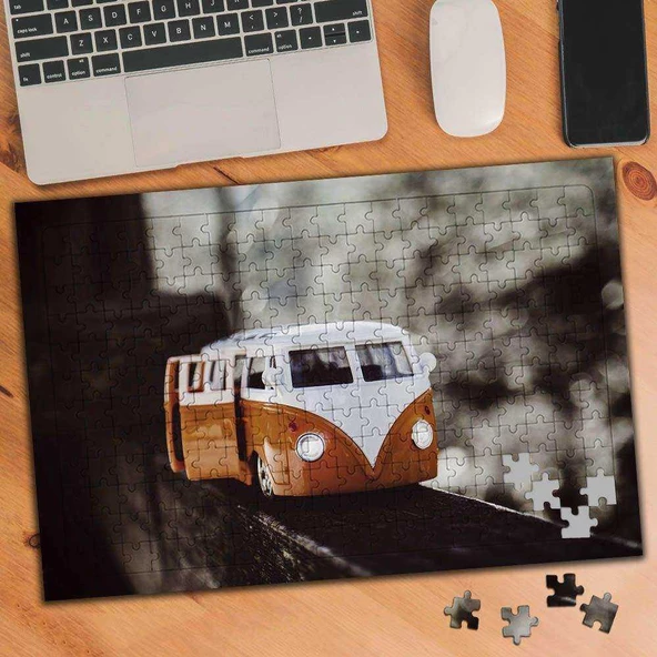 Minyatür Karavan-Retro 240 Parça Puzzle Yapboz-1284040