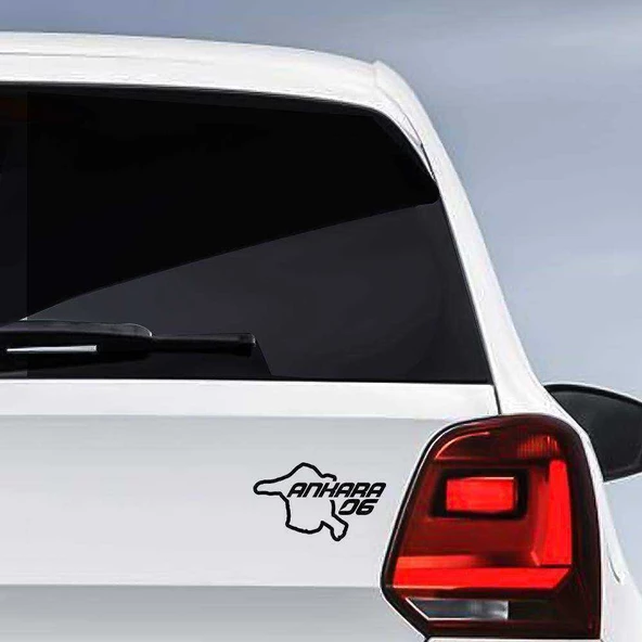 Ankara İli 06 Plaka Kodu Memleket, Yarış Pisti Sticker - Oto Araba Etiket, Aksesuar, Tuning