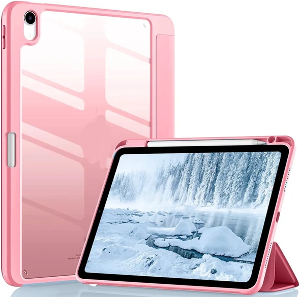 Apple iPad Air 4/5. Nesil 10.9 Kılıf Grafiti Şeffaf Kalem Bölmeli (10.Nesil Değildir) - 2