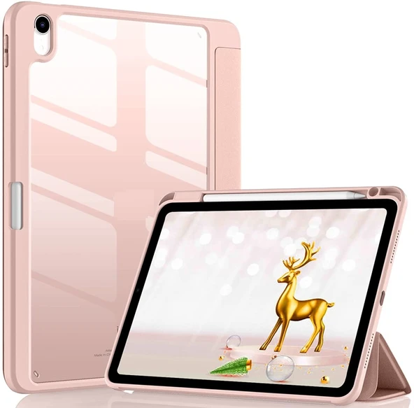 Apple iPad Air 4/5. Nesil 10.9 Kılıf Grafiti Şeffaf Kalem Bölmeli (10.Nesil Değildir) - 4