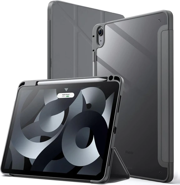 Apple iPad Air 4/5. Nesil 10.9 Kılıf Grafiti Şeffaf Kalem Bölmeli (10.Nesil Değildir) - 5