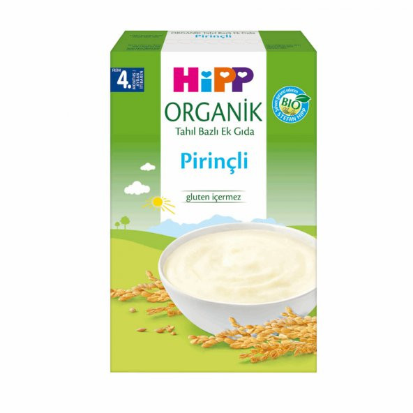 Hipp Organik Pirinçli Kaşık Mama 200 gr 3'lü Paket