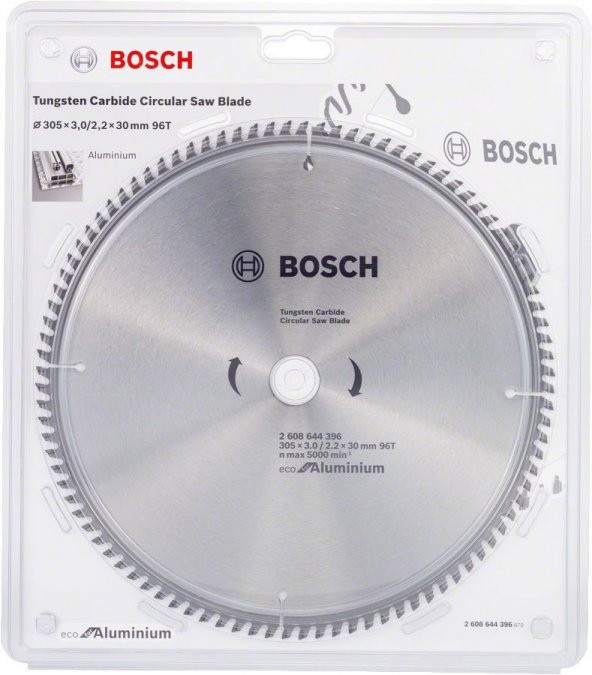 BOSCH 305*30 96 diş Alüminyum için Daire Testere Bıçağı Optiline Eco - 2