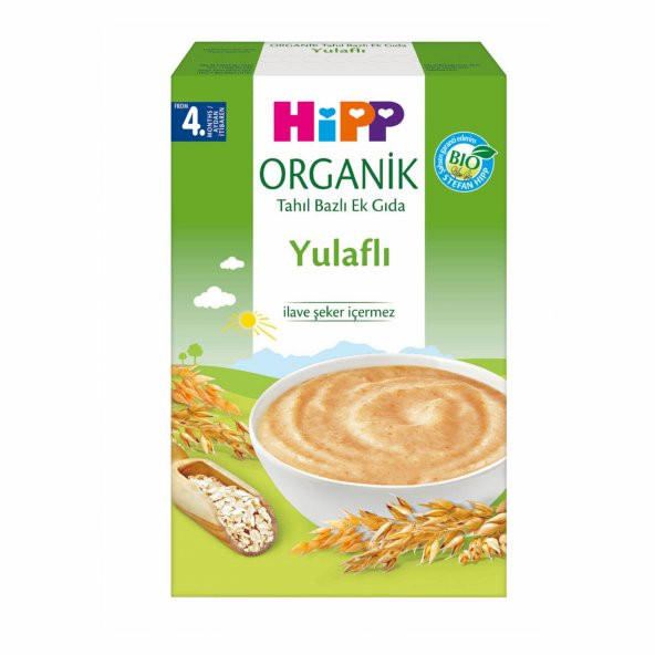 Hipp Organik Yulaflı Kaşık Mama 200 gr