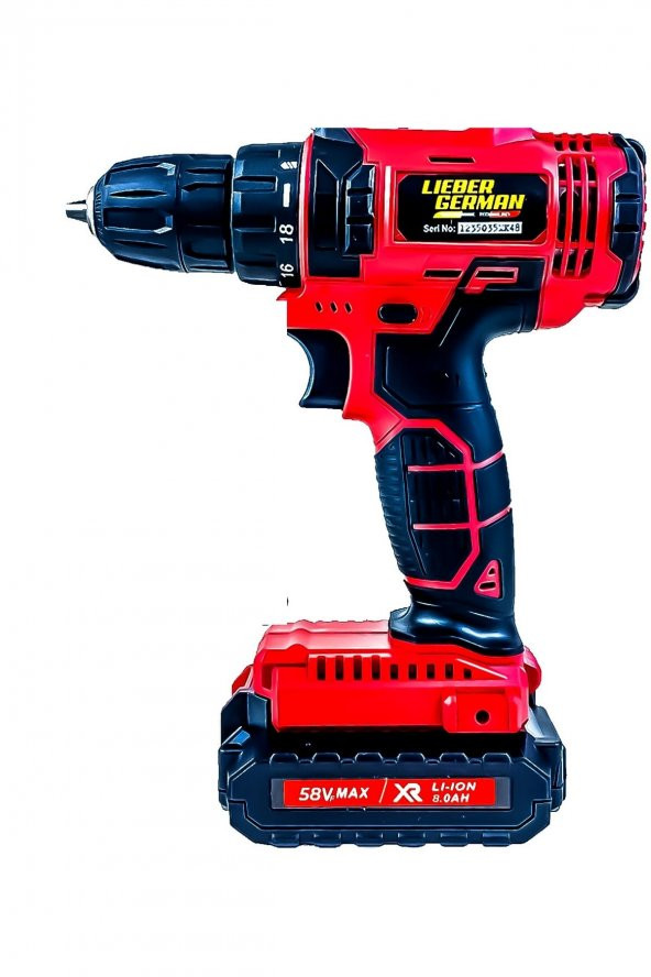 Lieber German Alman Mega Serisi 12V  Tam Profesyonel Setli Akülü Şarjlı Vidalama Matkap - 3