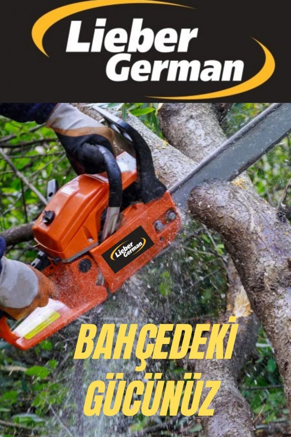 Lieber German Msc-230 Benzinli Profesyonel Çift Egzozlu 11 Hp 62 Cc Benzinli Ağaç Dal Kesim Bıçkı Testere Motoru - 2