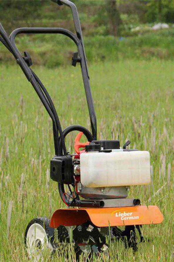 Lieber German 7900-Xt Benzinli Mini Çapalama Makinesi 2,4 Hp 58 Cc Magnezyum Karter Çift Egzozlu Çapalama Makinesi - 2