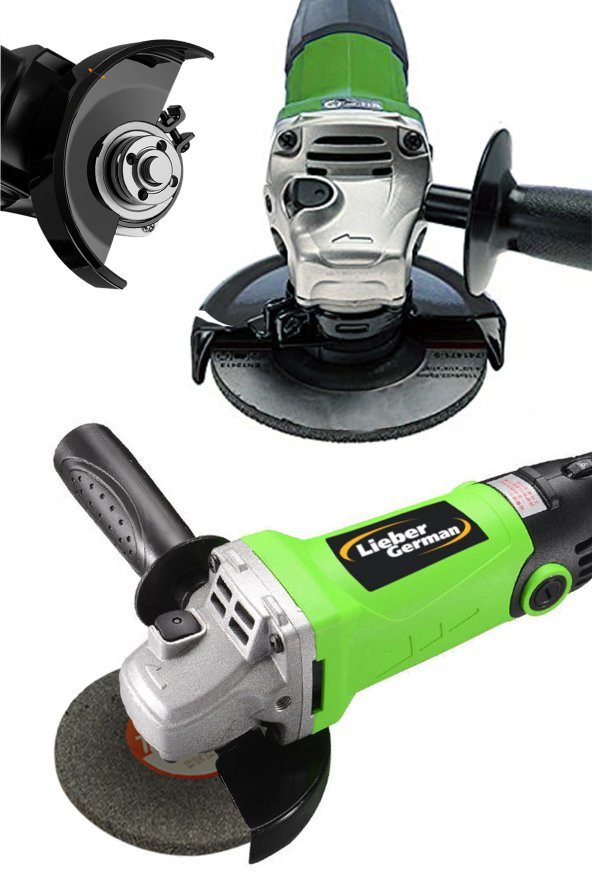 Lieber German Teknoloji Bakır Sargılı Devir Ayarlı 1500 W 115 Mm Devir Ayarlı Spiral Avuç Içi Taşlama Makinası - 2