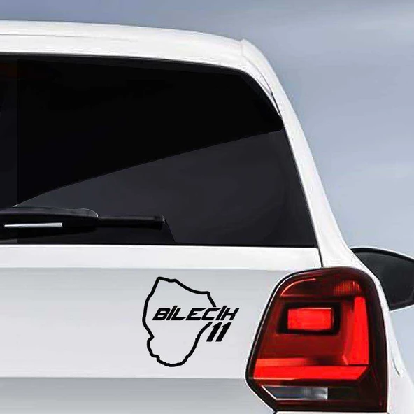 Bilecik İli 11 Plaka Kodu Memleket Yarış Pisti Sticker - Oto Araba Etiket, Aksesuar, Tuning