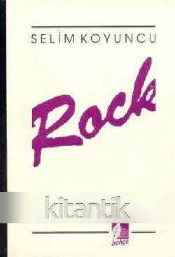 Rock (1992 Yılı İlk Baskısı)