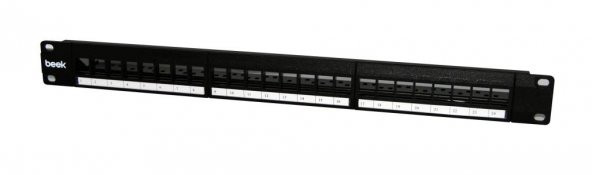 BEEK BN-PP-M24S 24LÜ CAT6 BOŞ PATCH PANEL,MODULER