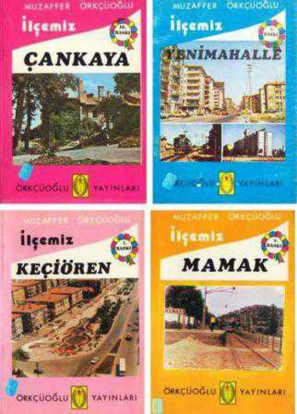 Ankara İli ve İlçeleri Serisi 5 Kitap Takım / ''Ankara, Çankaya, Keçiören, Mamak, Yenimahalle''