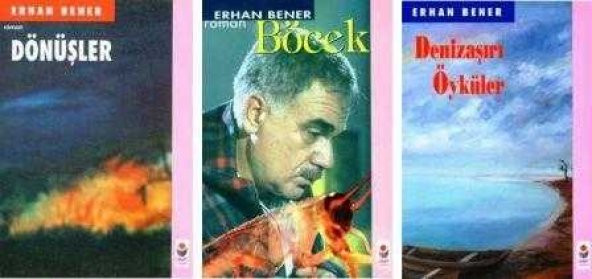 Ümit Yayınları Erhan Bener Seti 3 Kitap Takım (*Dönüşler + *Denizaşırı Öyküler + *Böcek" - İlk Baskılar