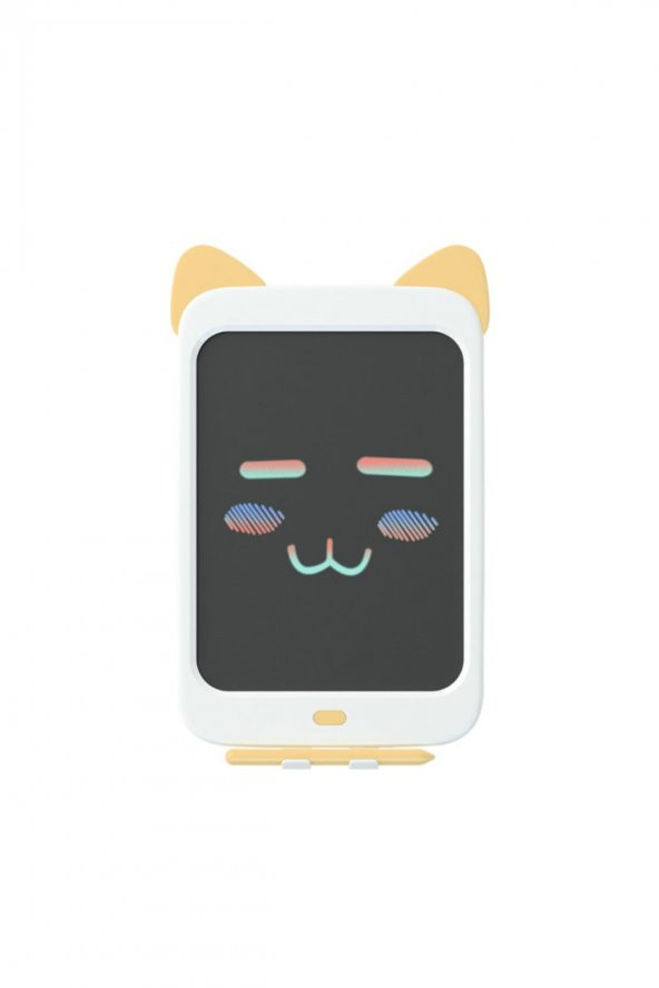 WİCUE 10 SARI KEDİ LCD DİJİTAL ÇİZİM TABLETİ/SARI/ - 2