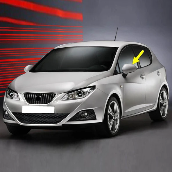 Seat İbiza 2009-2012 Sol Dış Dikiz Aynası Kapağı 6J0857537B