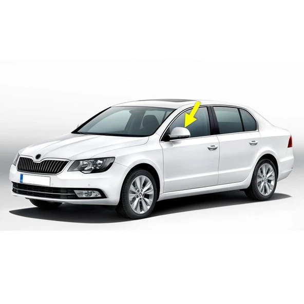 Skoda Superb 2014-2015 Sol Dış Dikiz Aynası Kapağı 3T0857537