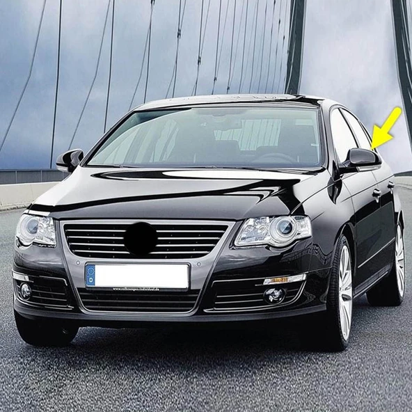 VW Passat B6 2006-2011 Sol Dış Dikiz Aynası Kapağı 3C0857537A