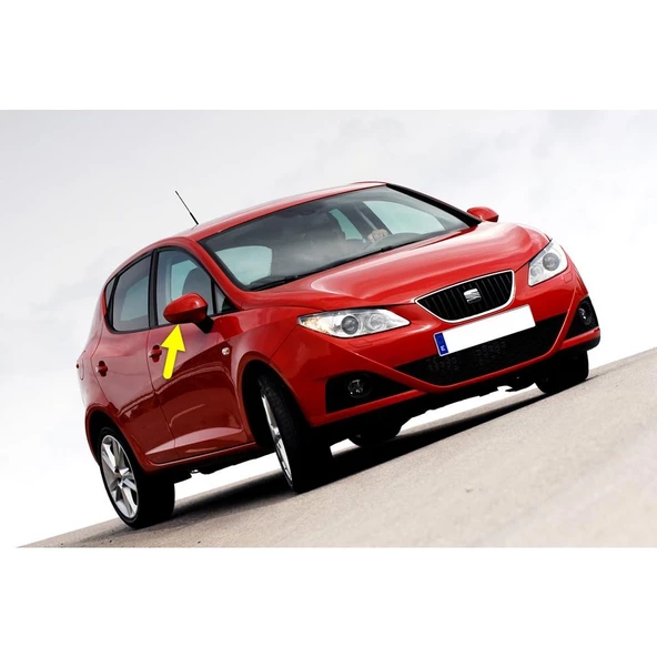 Seat İbiza 2009-2012 Sağ Dış Dikiz Aynası Kapağı 6J0857538B