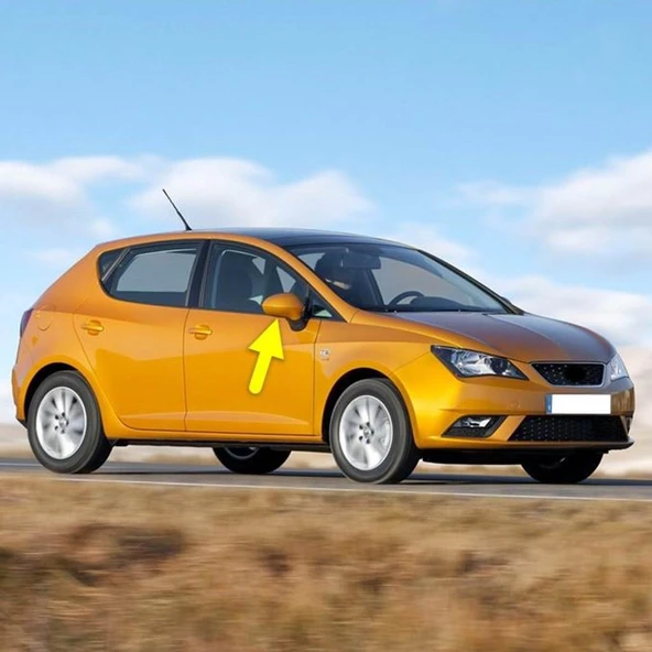 Seat İbiza 2013-2017 Sağ Dış Dikiz Aynası Kapağı 6J0857538D