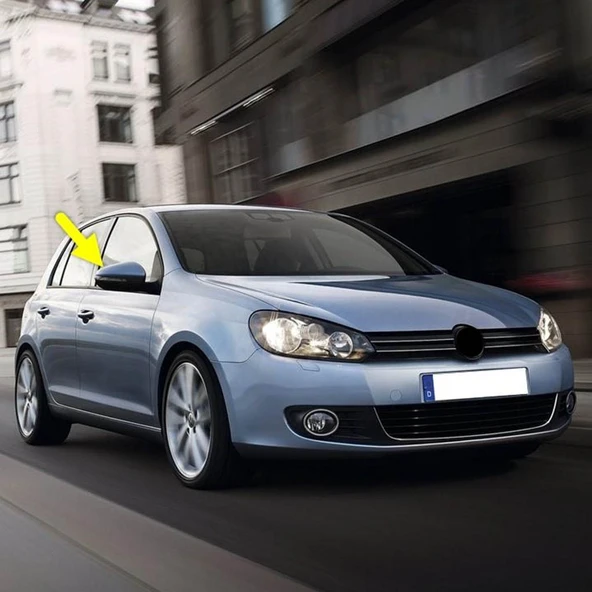 VW Golf 6 2009-2012 Sağ Dış Dikiz Aynası Kapağı 5K0857538