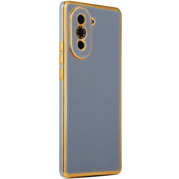 Huawei Nova 10 Pro Kılıf Zore Bark Kapak Lyon Tech  Mavi