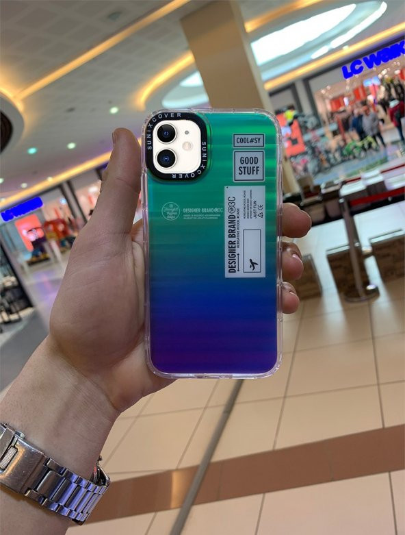 İphone 14 Pro - Hologramlı - Çok Renkli - Summer Cover - Resim 2