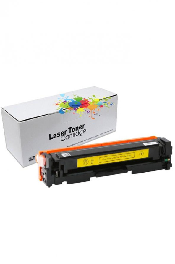 TKPrint Hp 201X /CF402X / HP Colour LaserJet Pro M277dw Muadil Sarı Toner