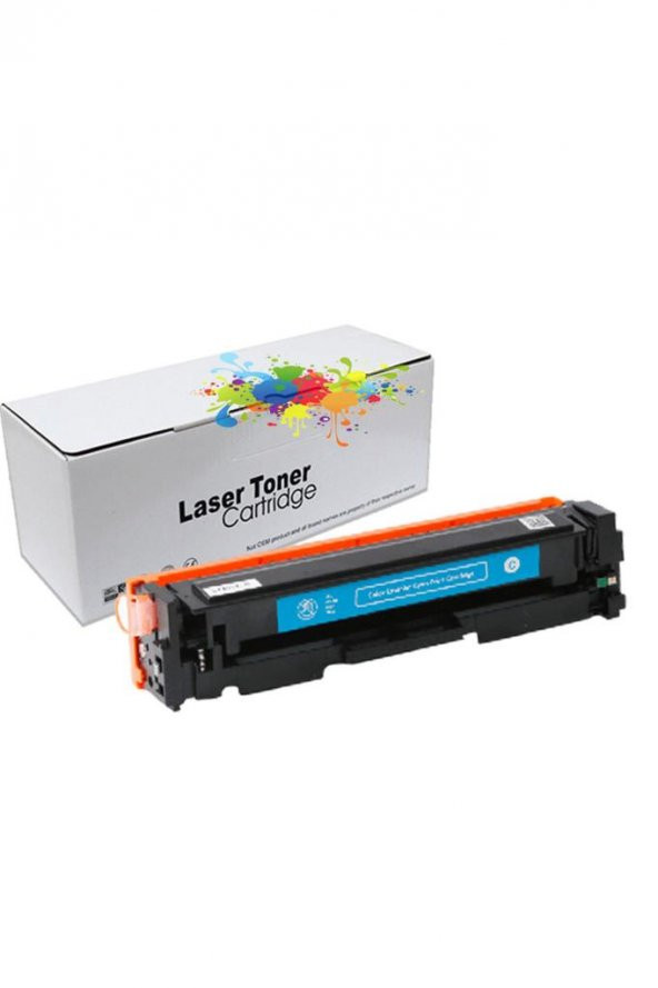 TKPrint Hp 201X / CF402X / HP Colour LaserJet Pro M252n Muadil Mavi Toner