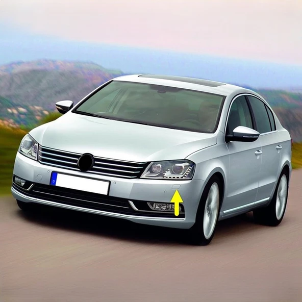 VW Passat B7 2011-2014 Ön Sol Far Yıkama Motor Kapağı 3AA955109