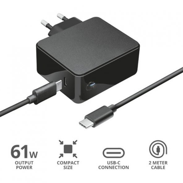 Trust 21604 Summa USB-C 45W Notebook Şarj Cihazı - 5