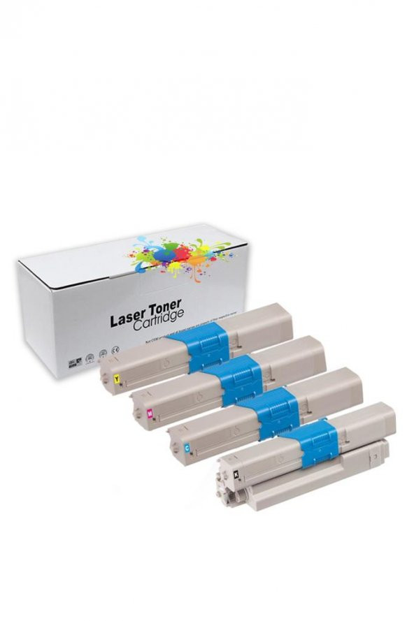 TKPrint Oki C531dn - 1 Set Muadil Toner 3.500 Sf