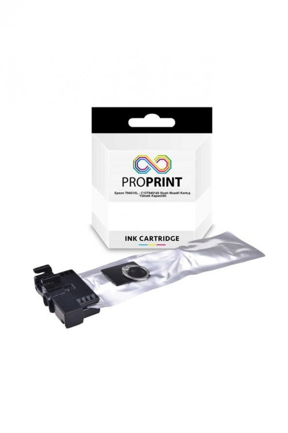 TKPrint Epson T9451XL-C13T945140 Siyah Muadil Kartuş- WF-C5790DWF - 4