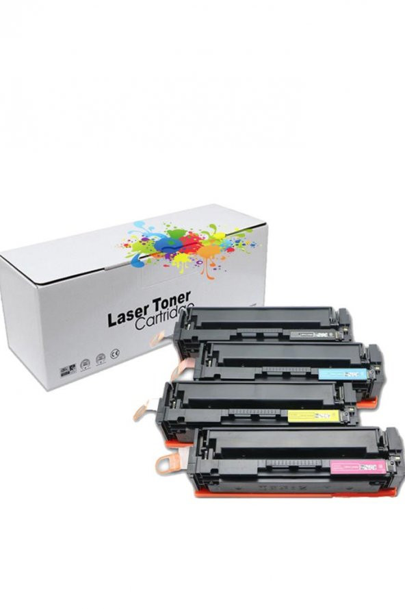 TKPrint HP 201A / HP Color LaserJet Pro M6D61A 1 Set Muadil Toner - 1