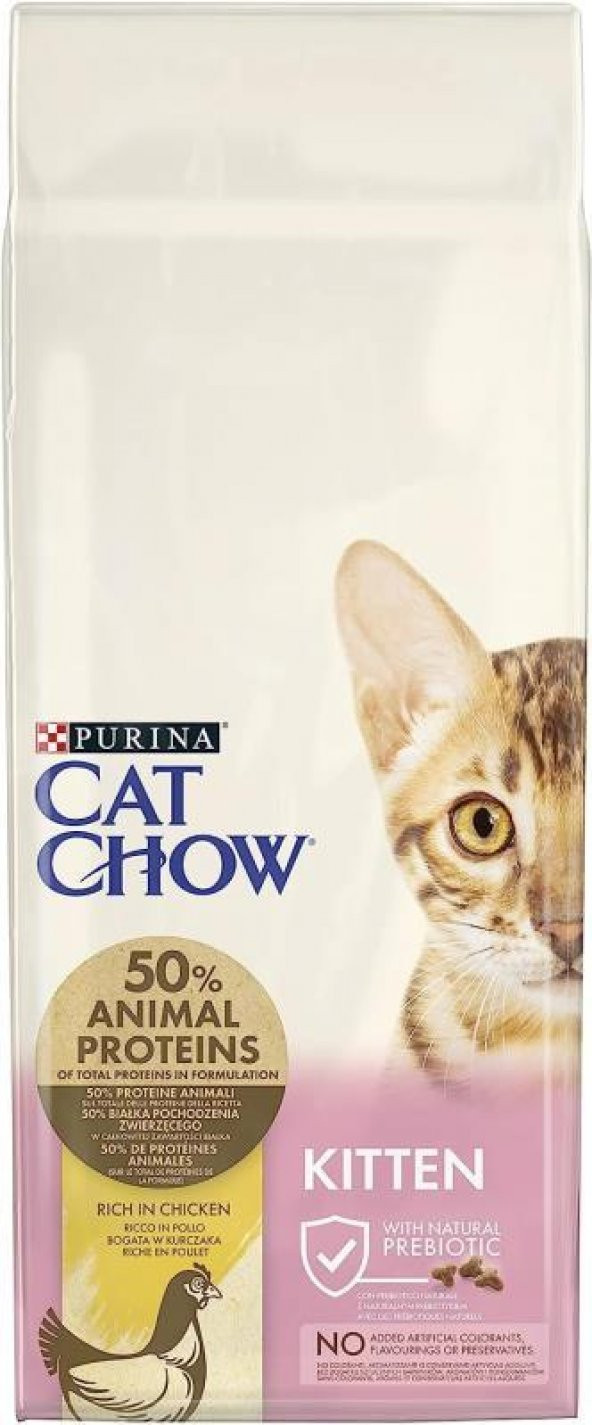 Cat Chow Tavuklu Yavru Kedi Maması 15 Kg