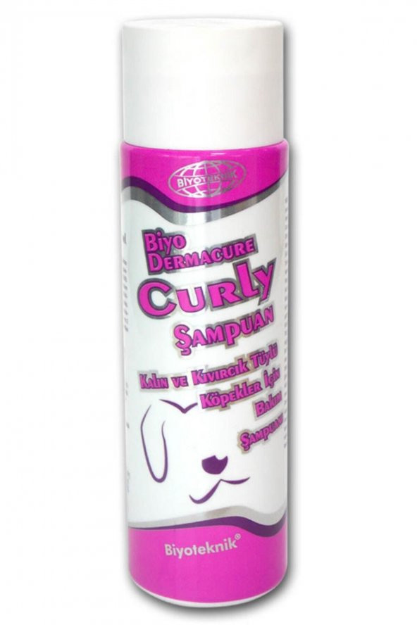 Biyoteknik Biyo Dermacure Curly Kalın Ve Kıvırcık Tüylü Köpekler Için Bakım Şampuanı 250 Ml