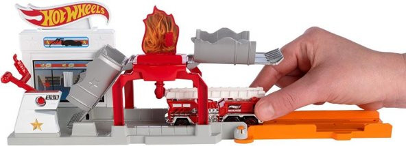 Hot Wheels Şehir Başlangıç Setleri Blaze Blast FJN34-FJN36 - 4
