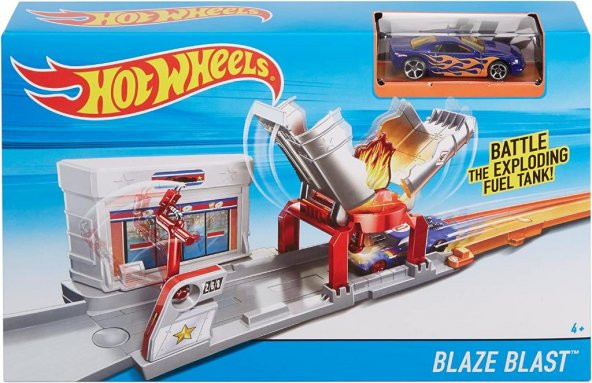 Hot Wheels Şehir Başlangıç Setleri Blaze Blast FJN34-FJN36 - 5