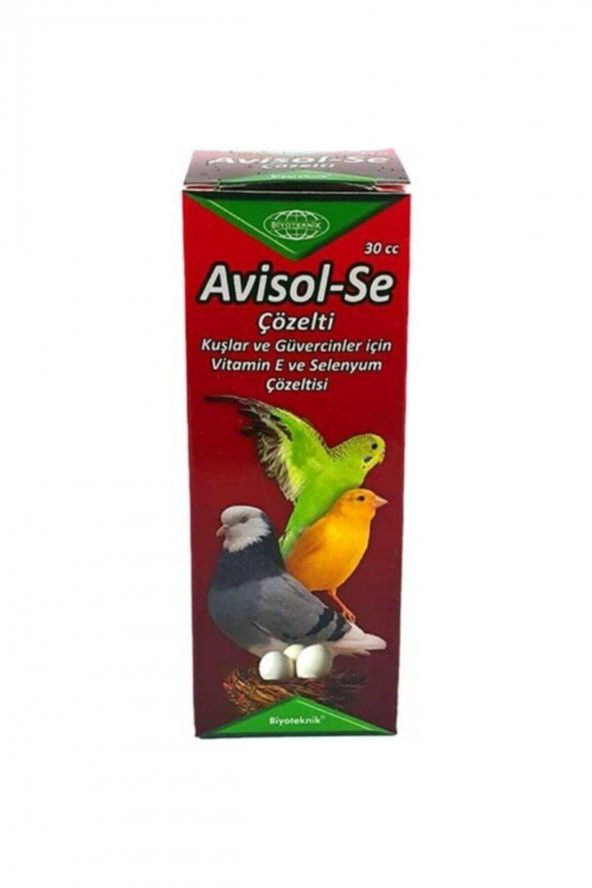 Muhabbet Kuşu E - H Vitamini Ve Selenyum Avisol - Se-