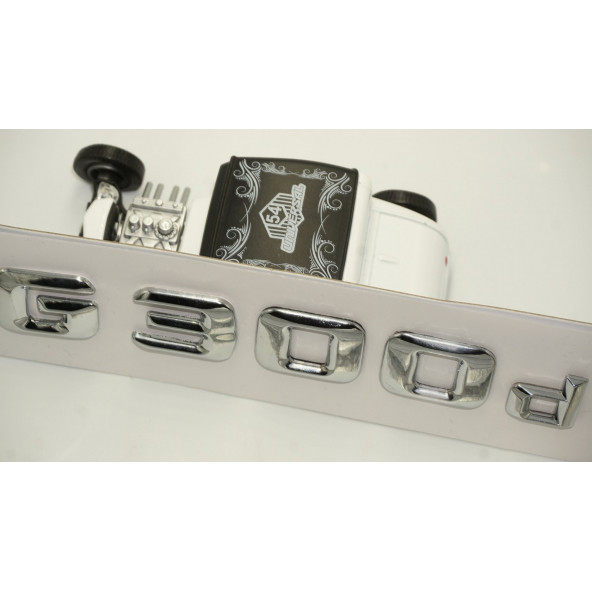 Benz G 300d Bagaj Krom Metal 3M 3D Yazı Logo - 4