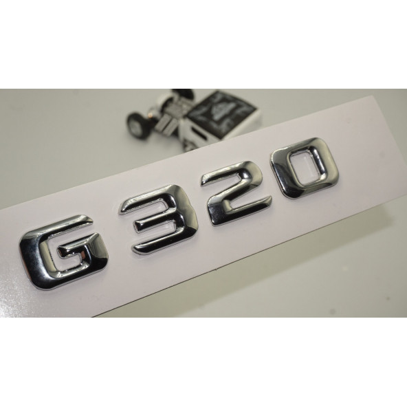 Benz G320 Bagaj Krom Metal 3M 3D Yazı Logo ürün görseli