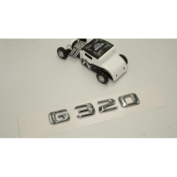 Benz G320 Bagaj Krom Metal 3M 3D Yazı Logo - Resim 2