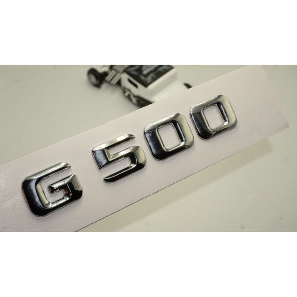 Benz G500 Bagaj Krom Metal 3M 3D Yazı Logo