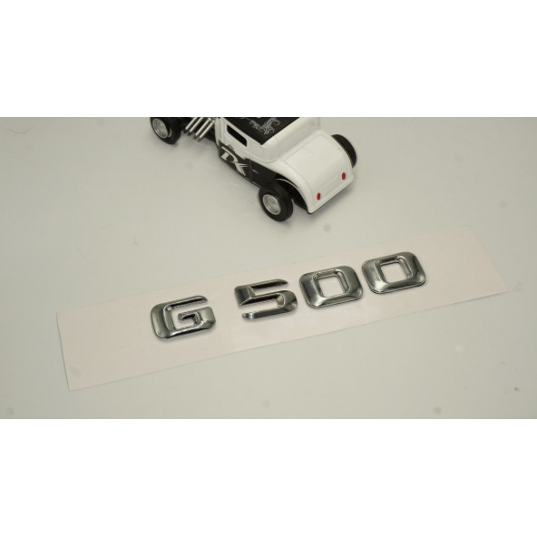Benz G500 Bagaj Krom Metal 3M 3D Yazı Logo - 2
