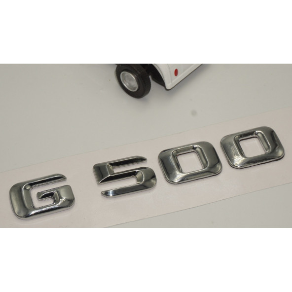 Benz G500 Bagaj Krom Metal 3M 3D Yazı Logo - 3