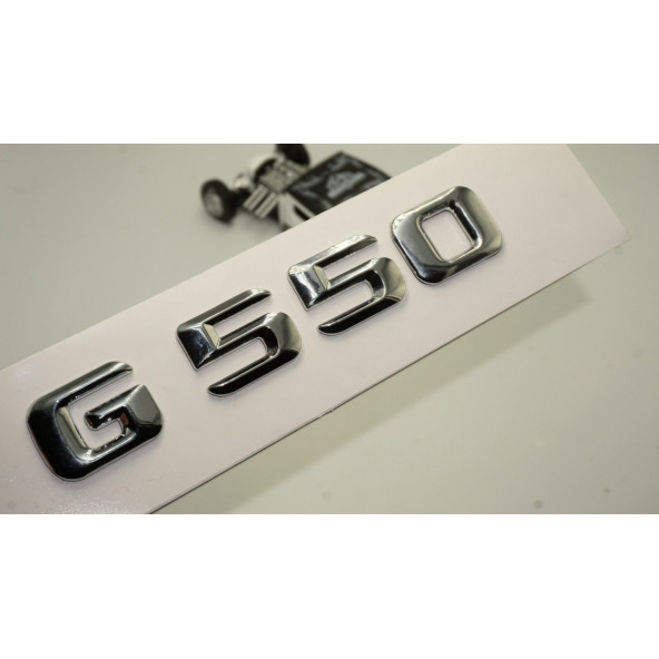 Benz G550 Bagaj Krom Metal 3M 3D Yazı Logo