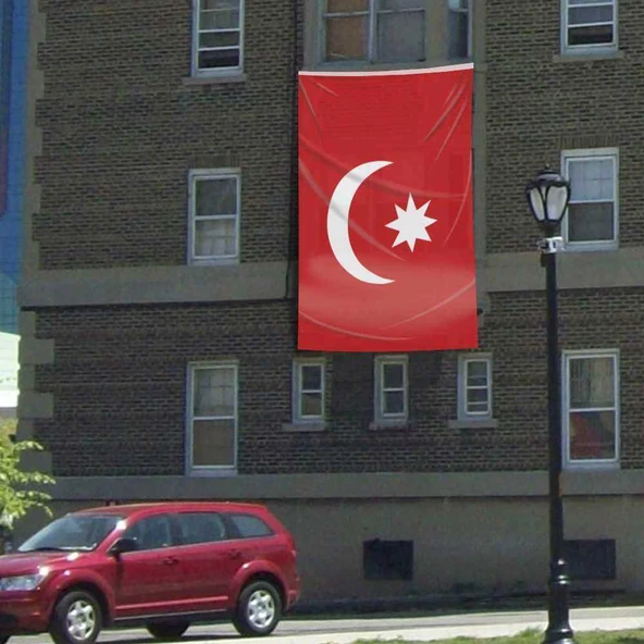 Son Osmanlı İmparatorluğu Devleti Bayrağı - 17 Eski Türk Devletleri Bayrağı - 3x4,5 Metre
